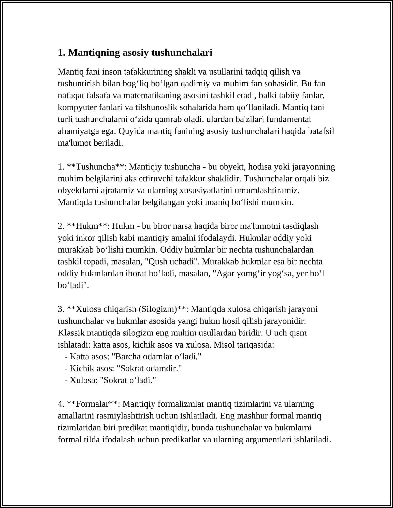 MANTIQ TAFAKKUR VA TUSHUNCHA TURLARI 3