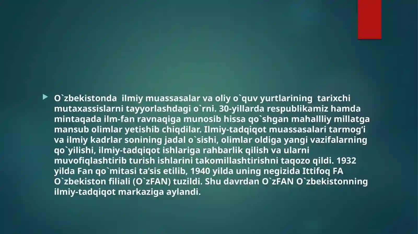 Sovet davrida Oʻzbekistonda tarix fani 3