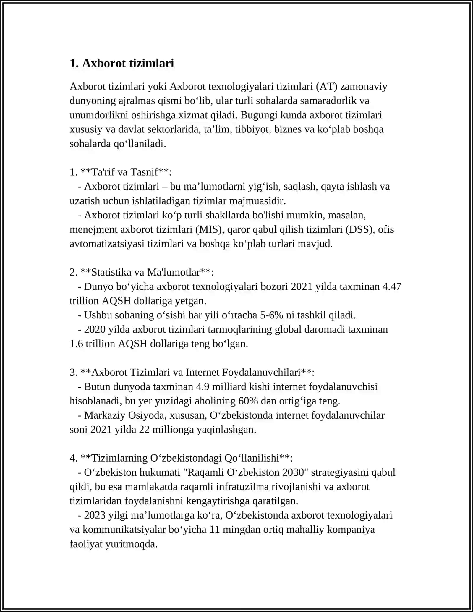 AXBOROT XURUJLARI 3