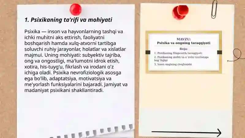Psixika haqida umumiy tushuncha 3