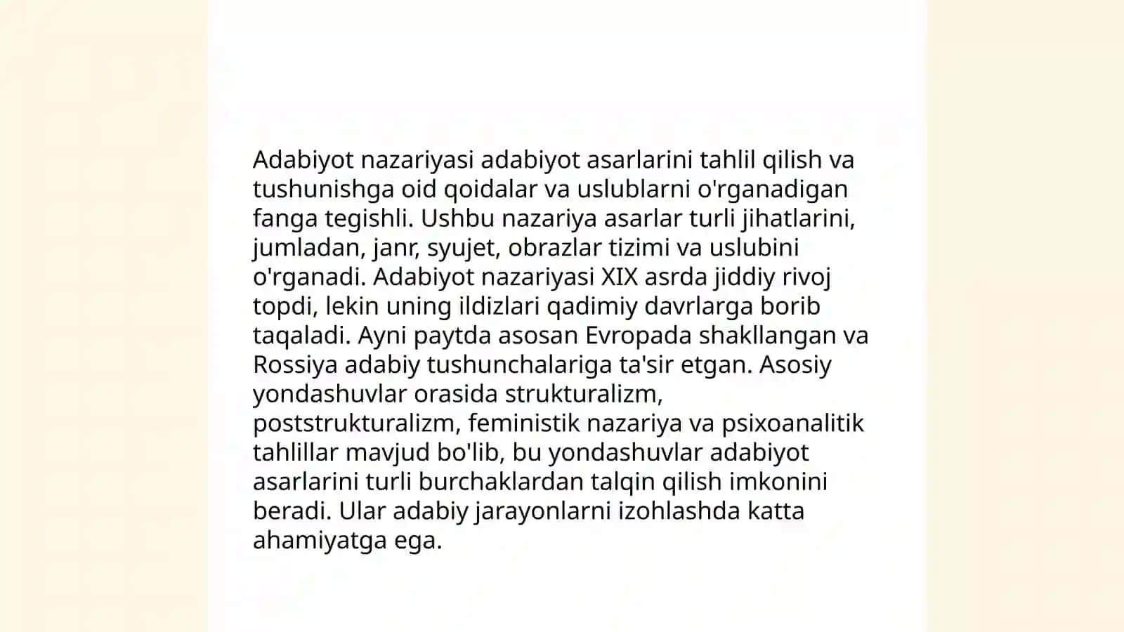 Adabiyot nazariyasi 3