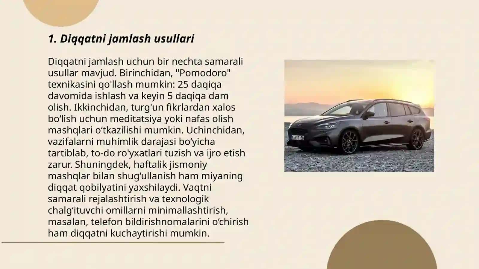 Diqqatni jamlash usullari 3