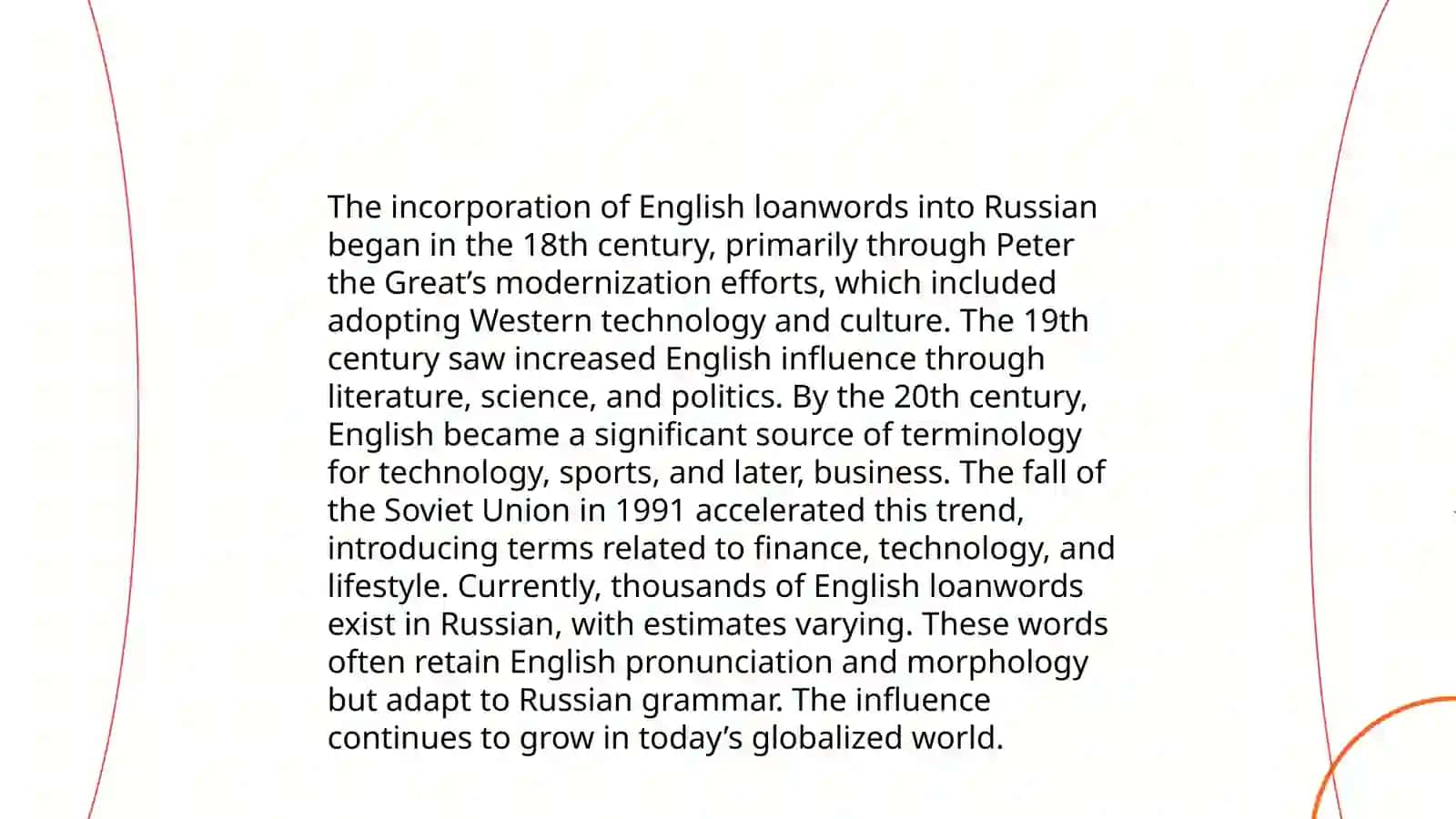 The Influence of English on Modern Russian Vocabulary 3