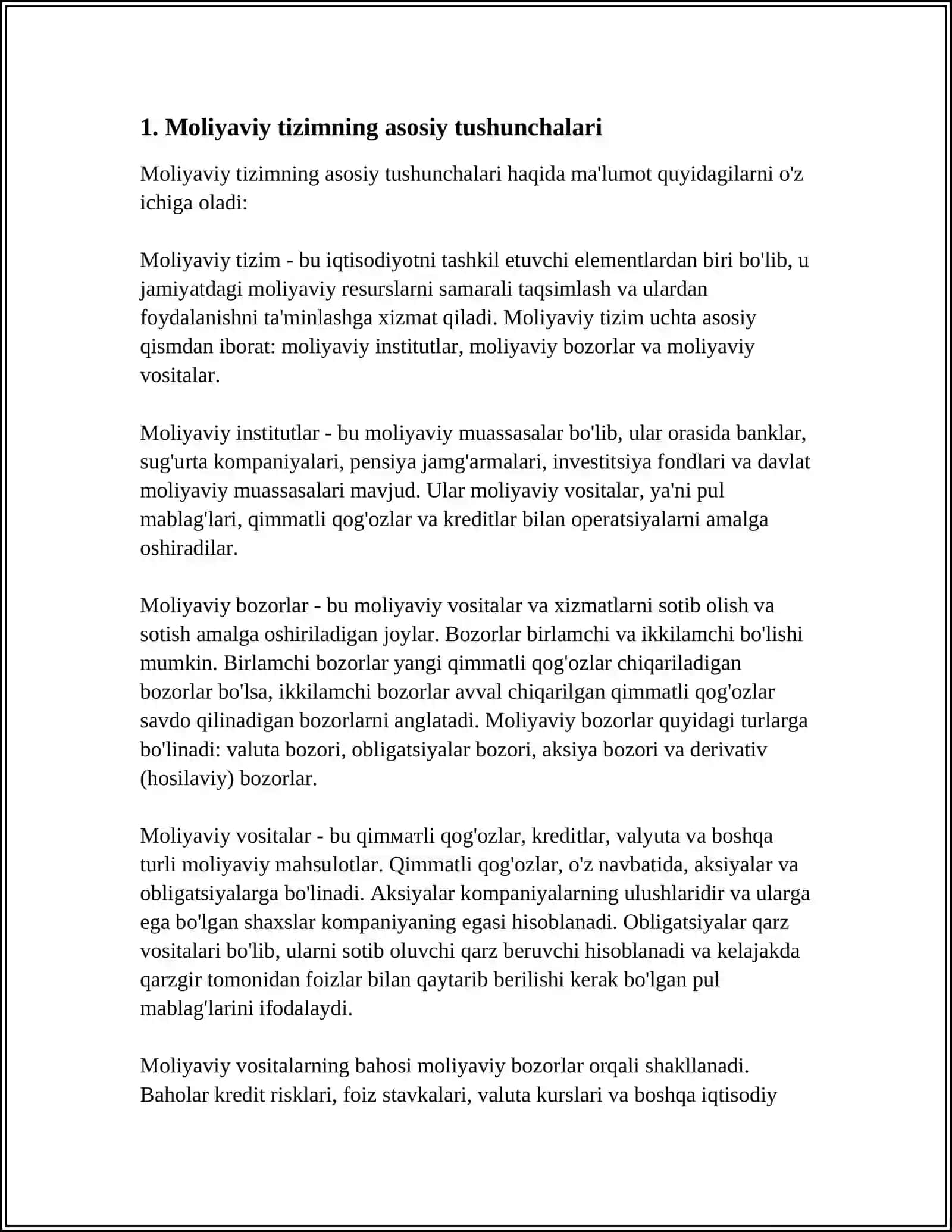 MOLYAVIY TIZIMI 3