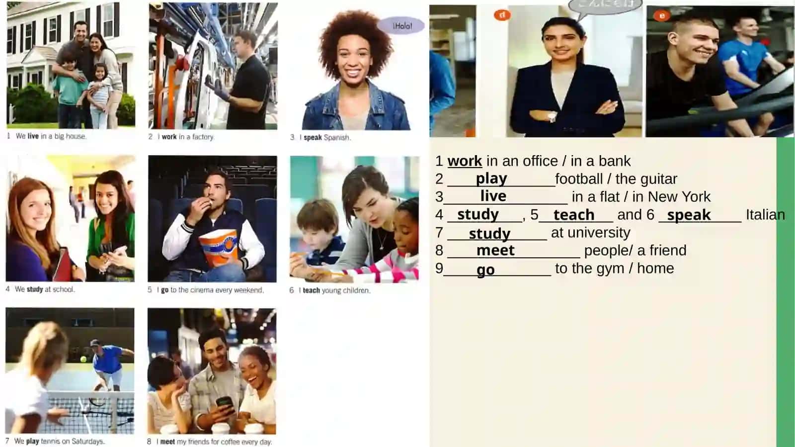 Common verbs;whand yes/no questions 3