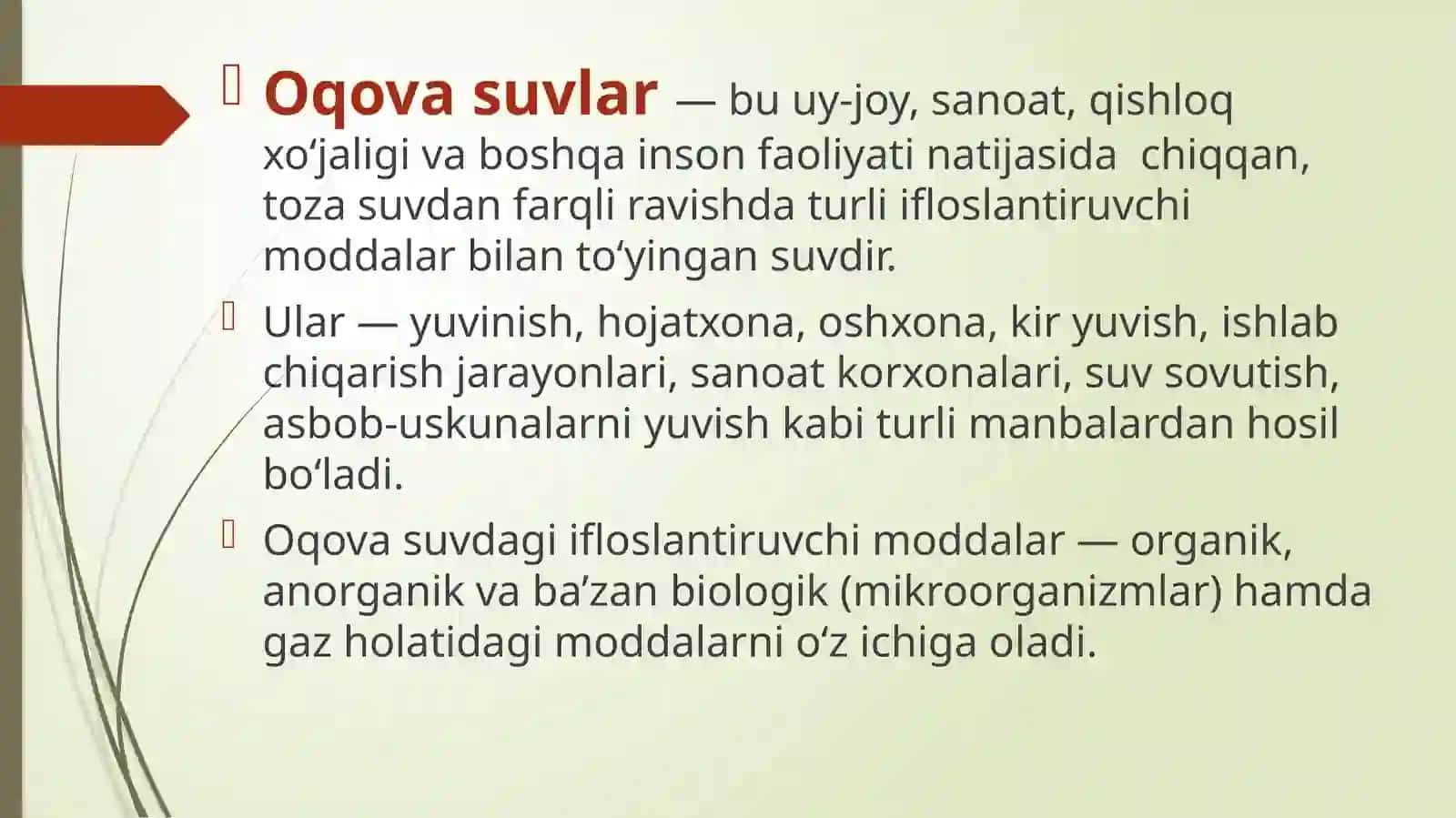 Shahar oqova suvlar muammosi 3