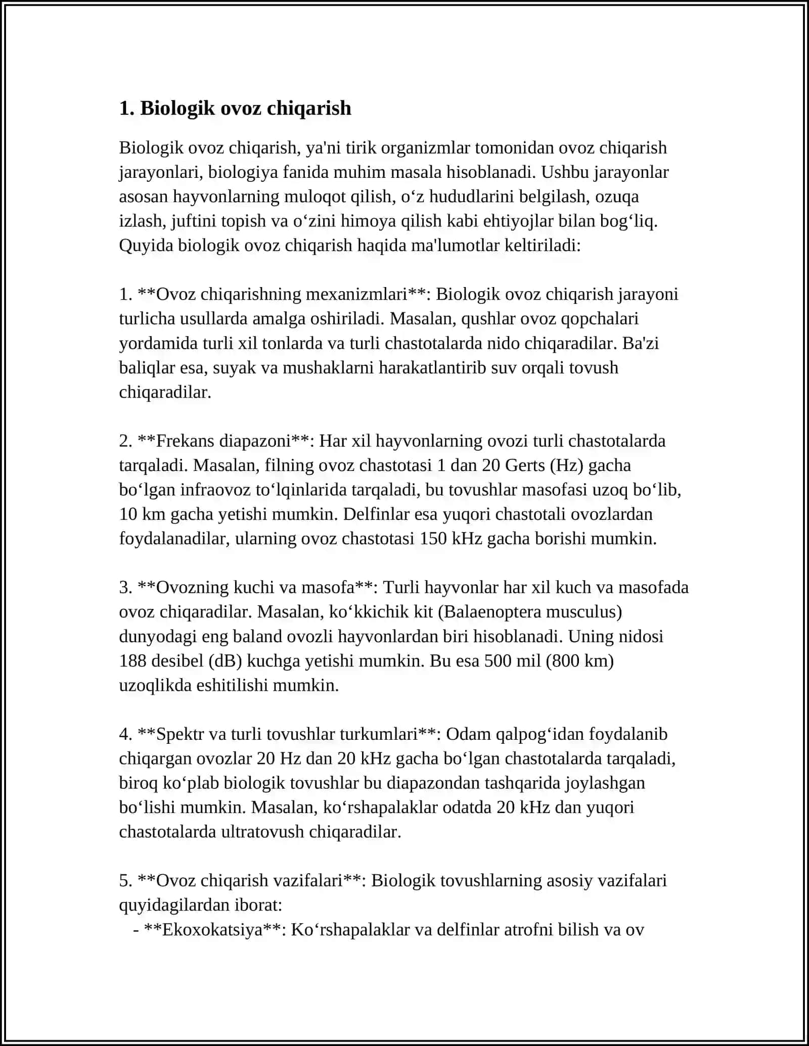 BIOAKUSTIKA ASOSLARI 3