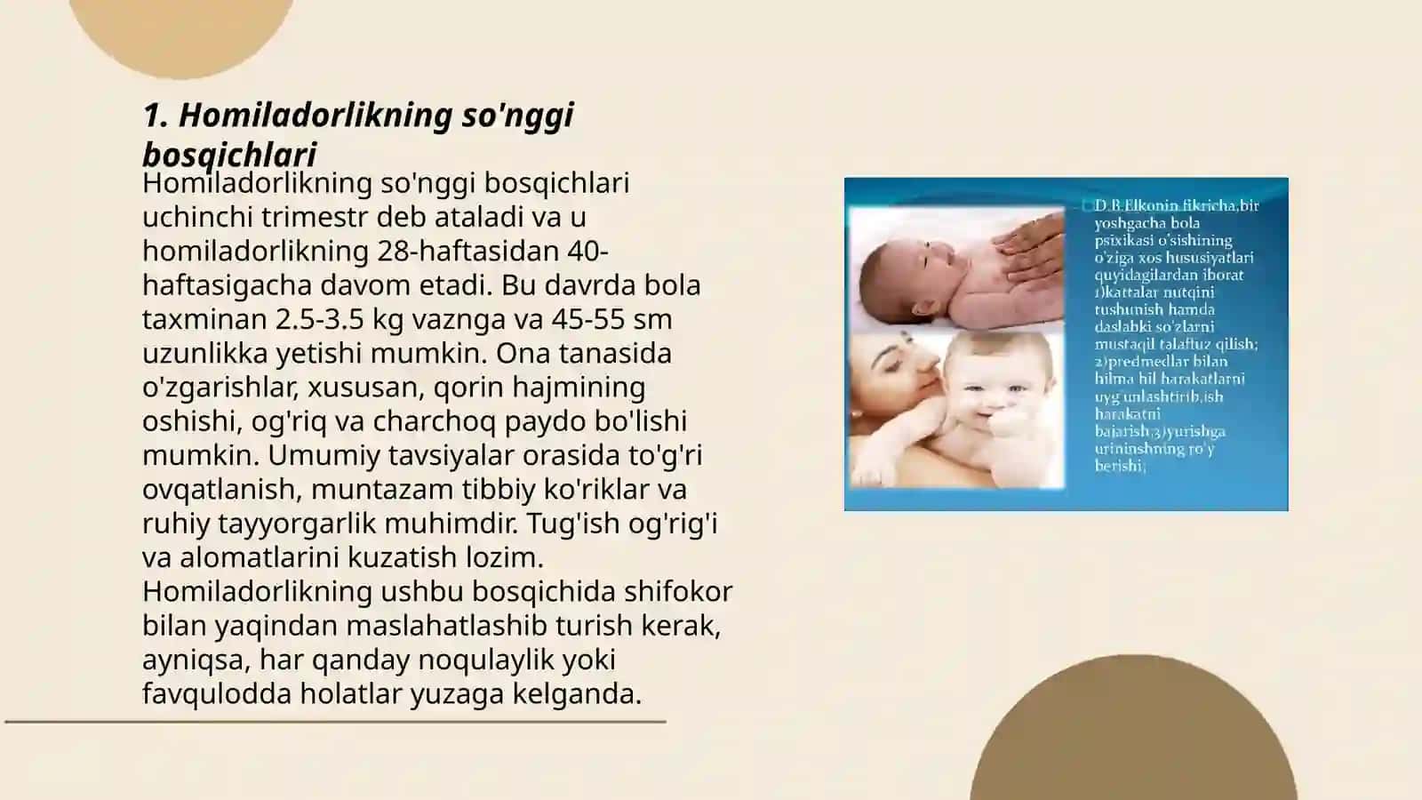 Postnatal ontogenezning asosiy davrlari 3
