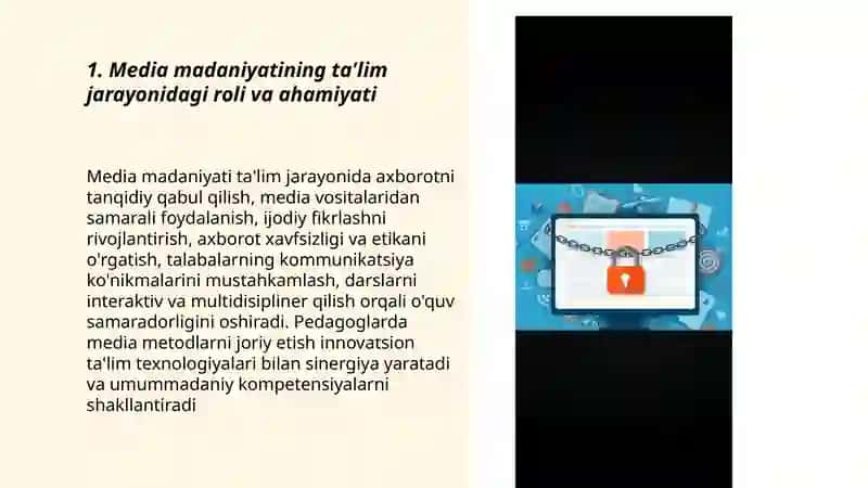 Media madaniyat va innovatsion pedagogika 3