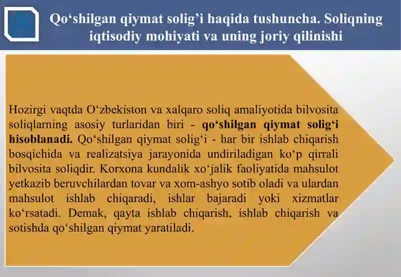 Qo’shilgan qiymat solig’i 3