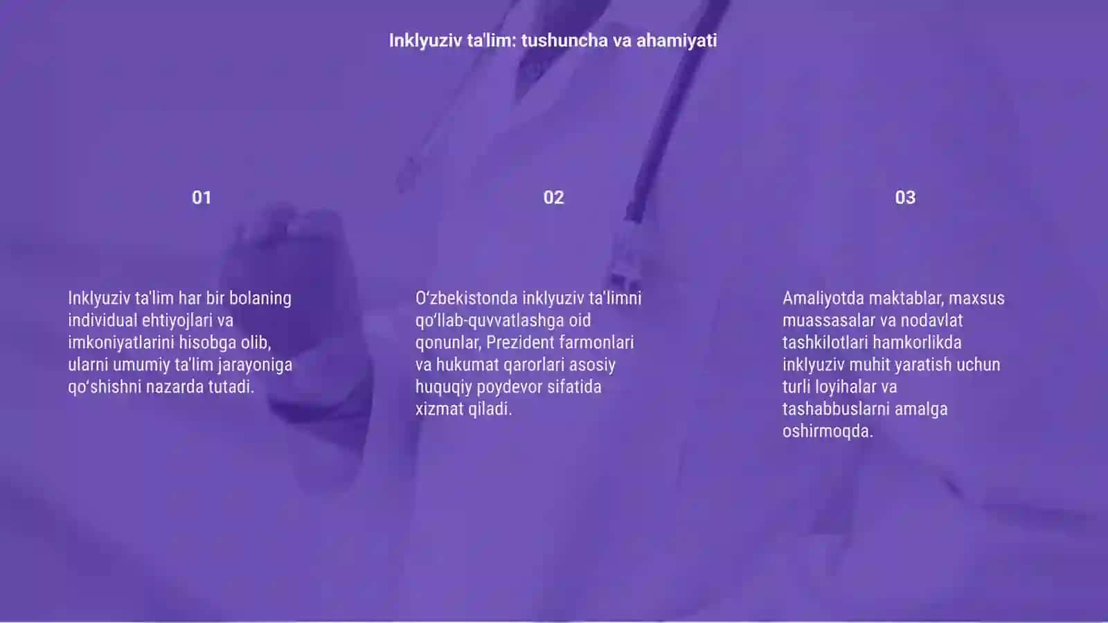 Inklyuziv ta'limning huquqiy asoslari va amaliyot 3