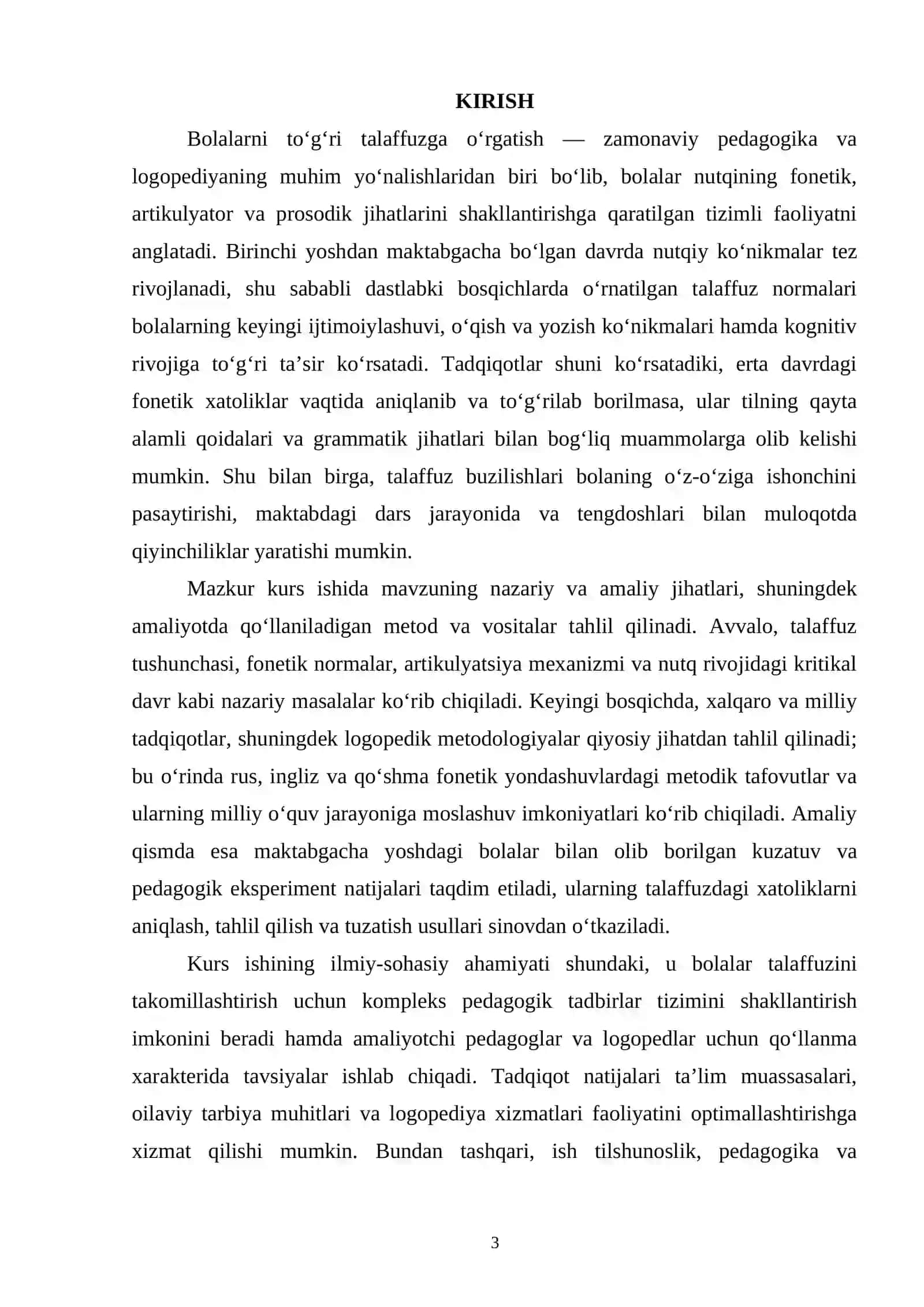 KURS ISHI 3