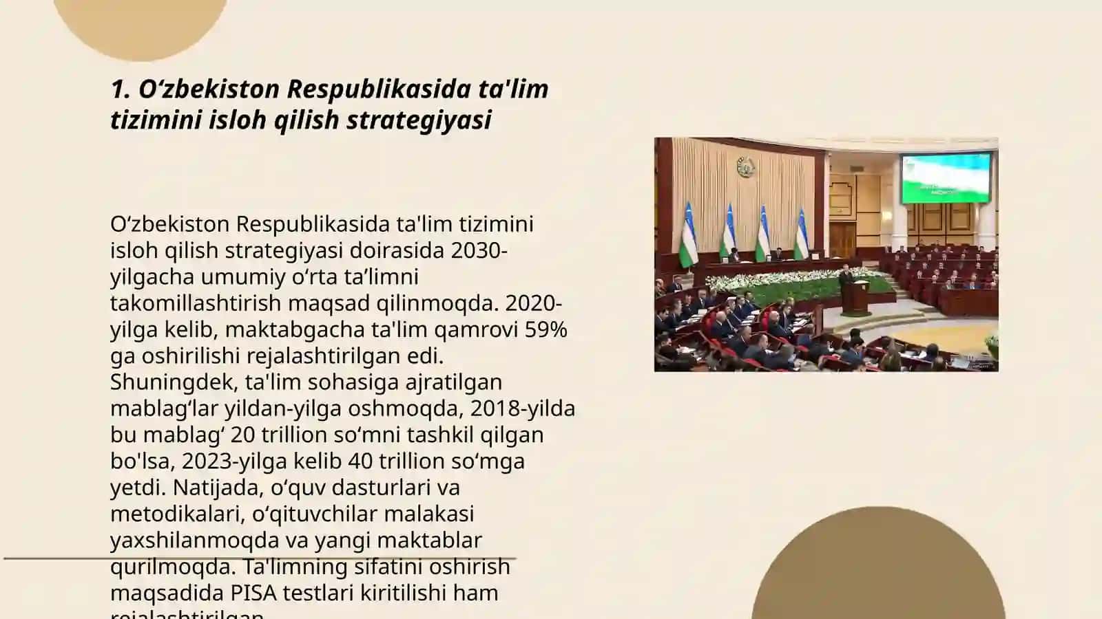 Oʻzbekiston Respublikasida ta'lim tizimini isloh qilish strategiyasi 3
