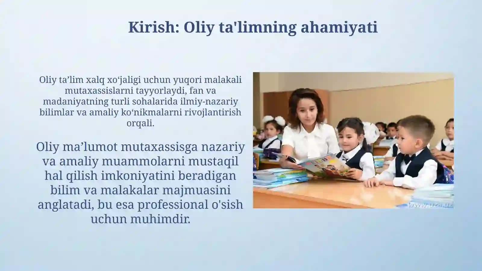 Oliy ta’limning ahamiyati 3