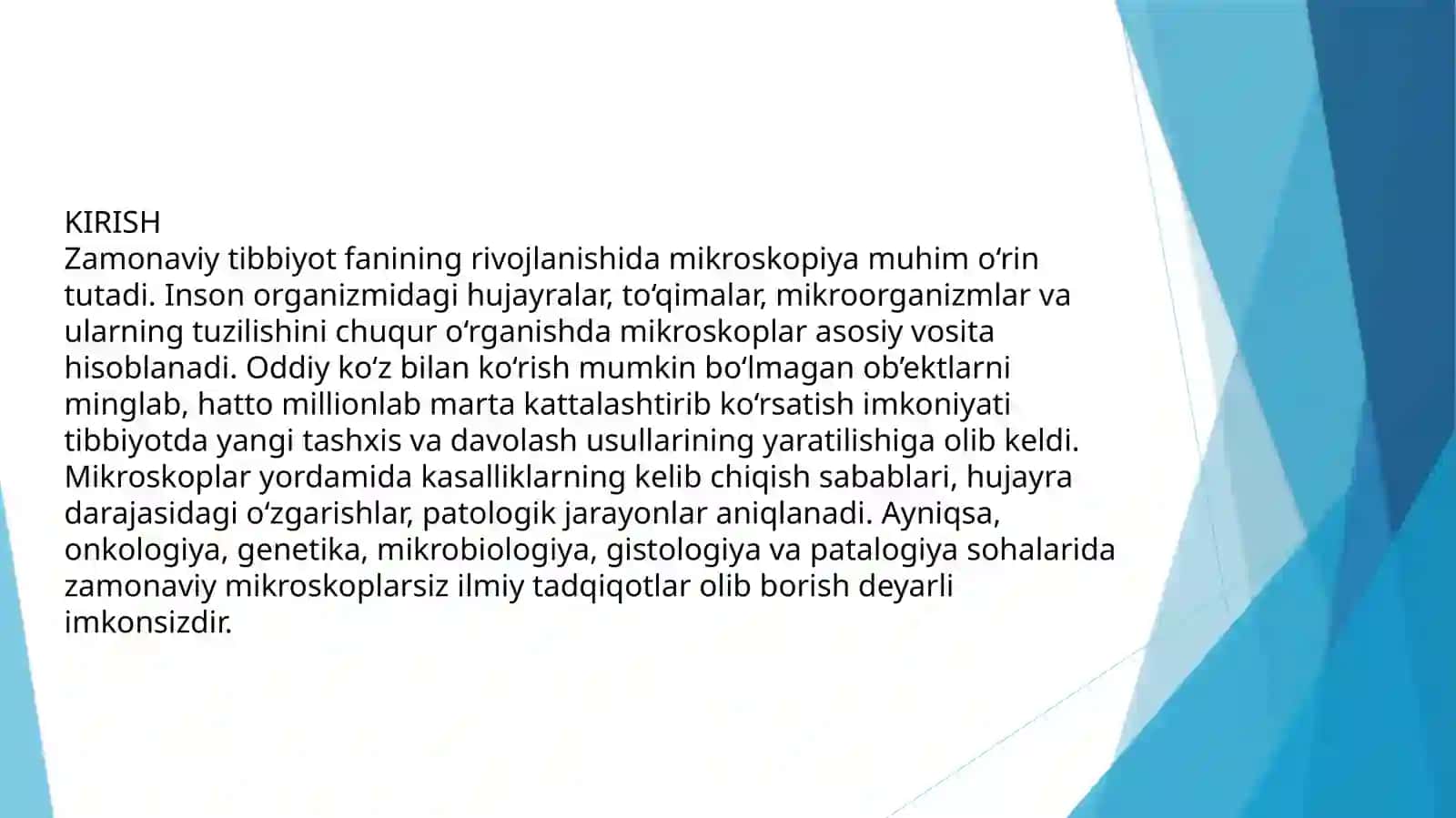 TIBBIYOTDAGI ZAMONAVIY MIKROSKOPLAR 3