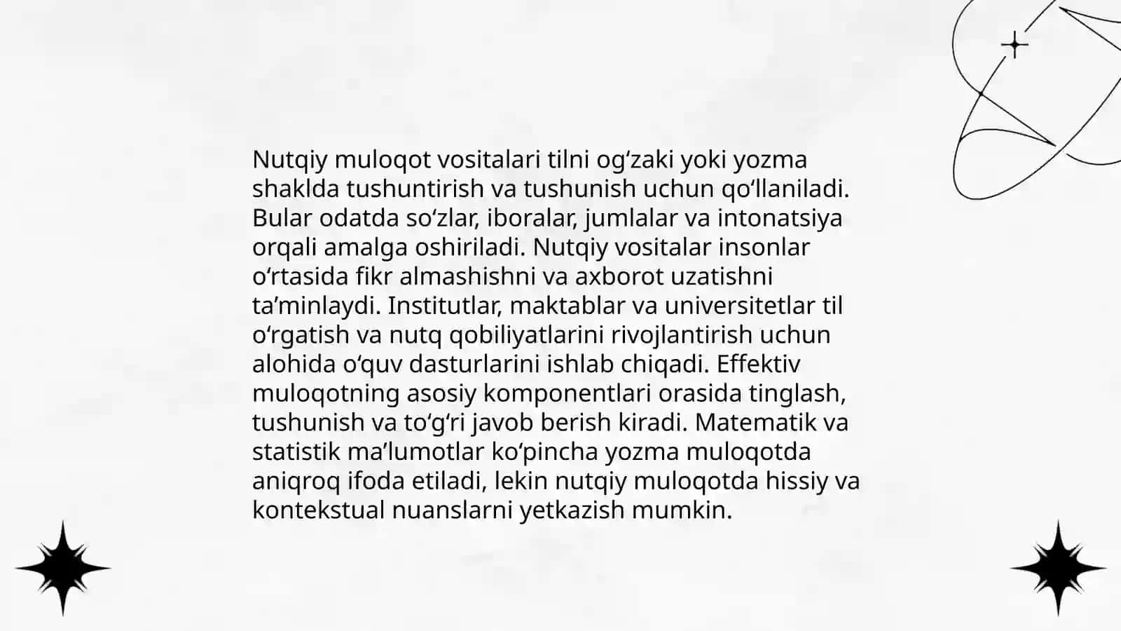 Nutqiy muloqot xususiyatlari 3