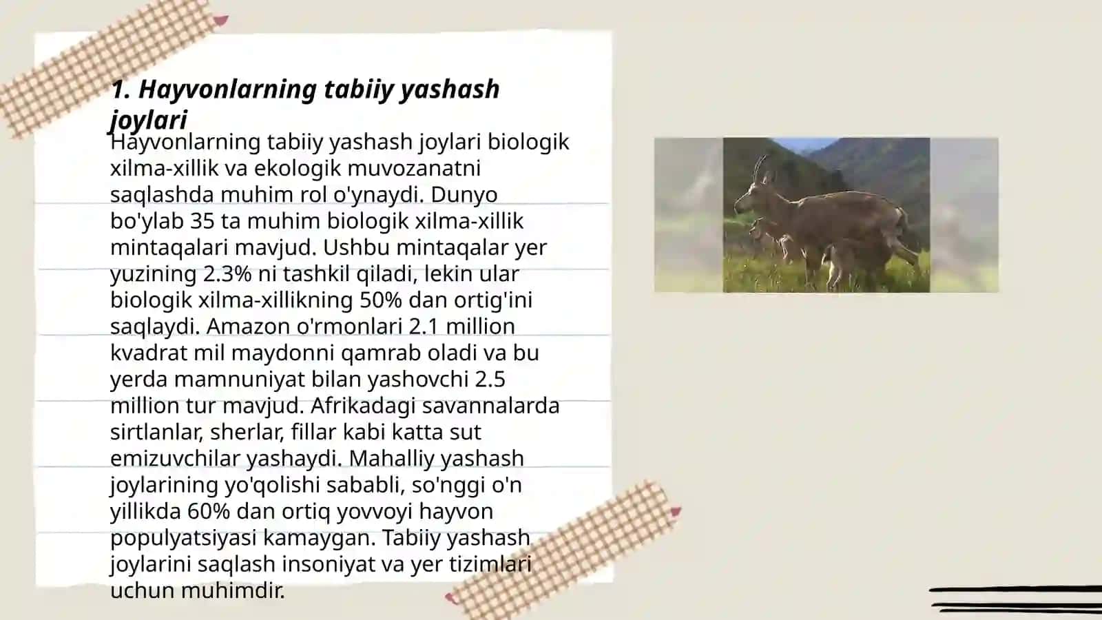 Hayvonlar yashaydigan muhit 3