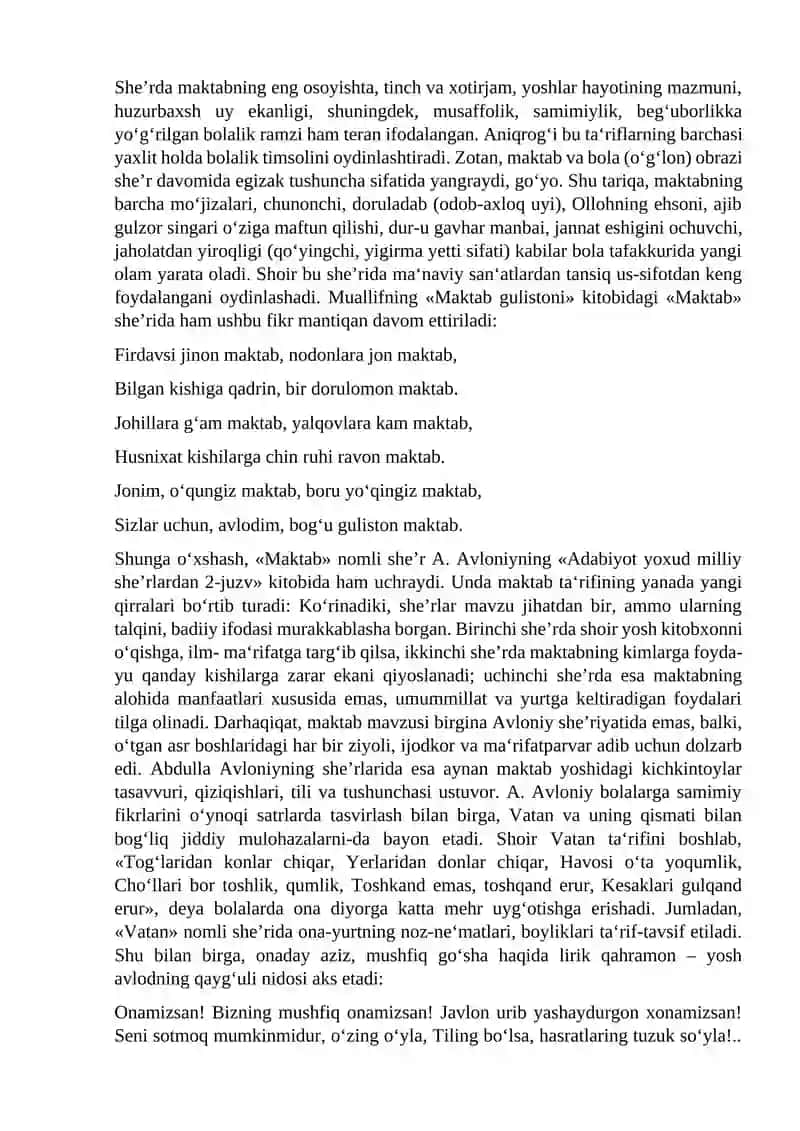Аbdullа Аvlоniy–pеdаgоg vа bоlаlаr shоiri 3