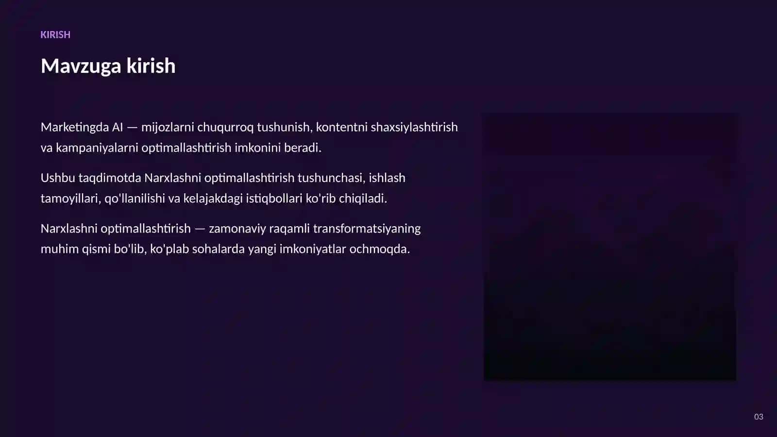 SUN'IY INTELLEKT • AI MARKETING VA SAVDODA 3
