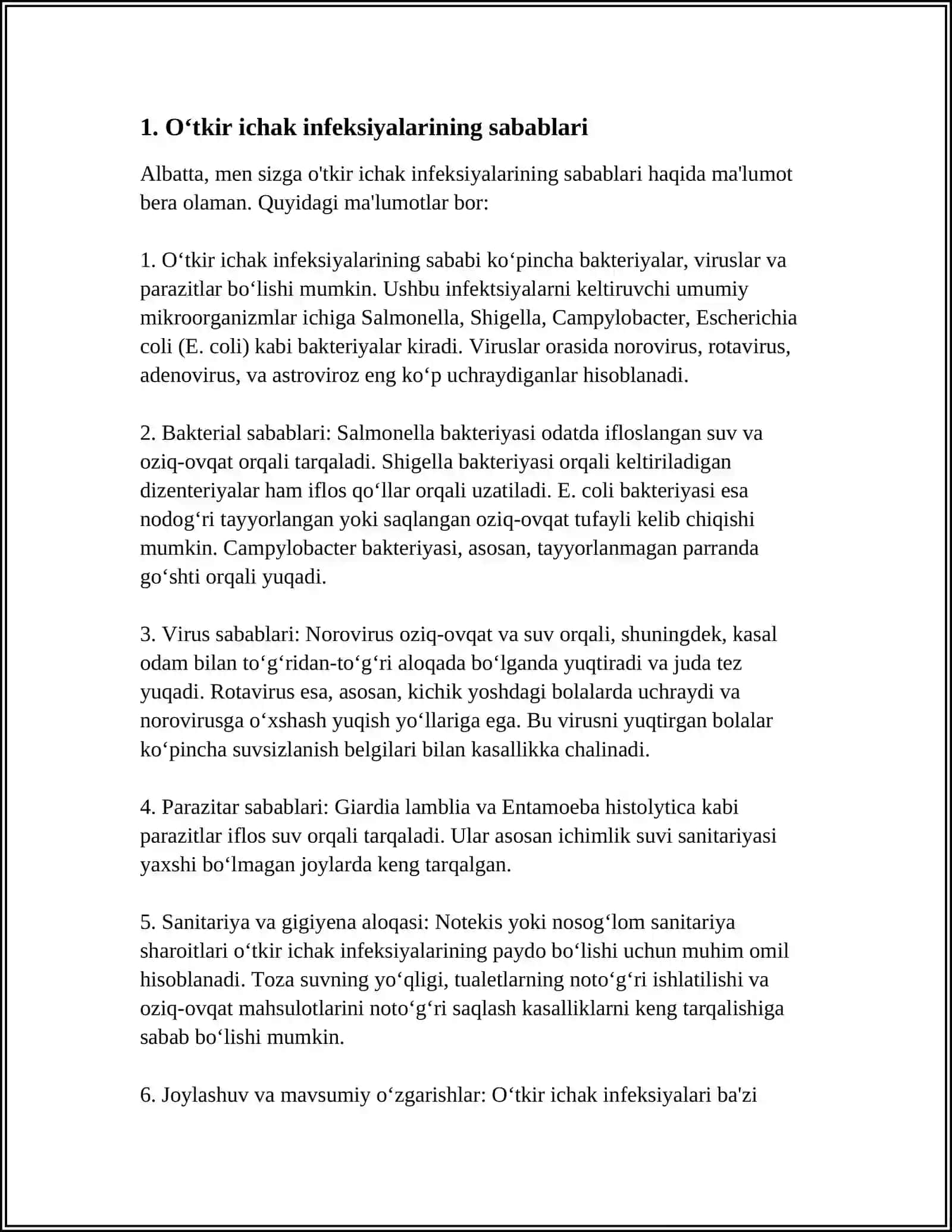 OʻTKIR ICHAK INFEKSIYALARI 3