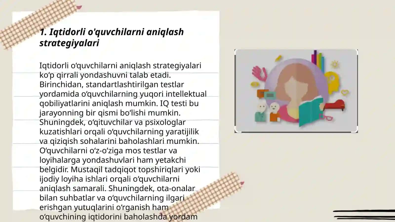 Iqtidorli o'quvchilarni aniqlash strategiyalari 3