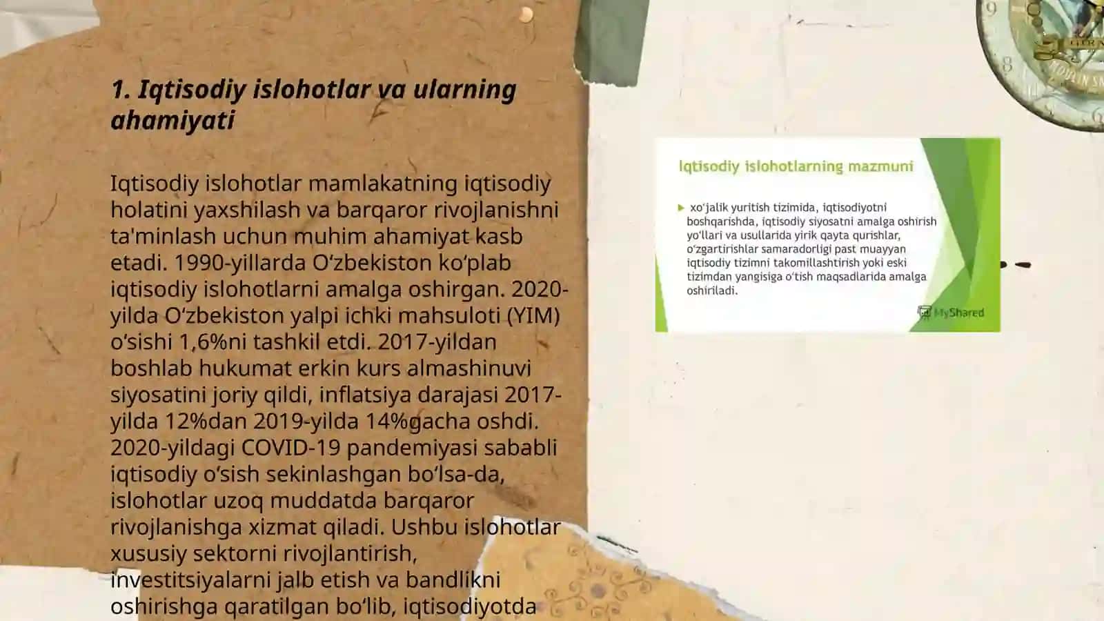 Iqtisodiy Islohotlar, Xususiy Mulkchilikning Shakllanishi, Oʻzbekistonda Bozor Munosabatlarining Shakllanishi 3