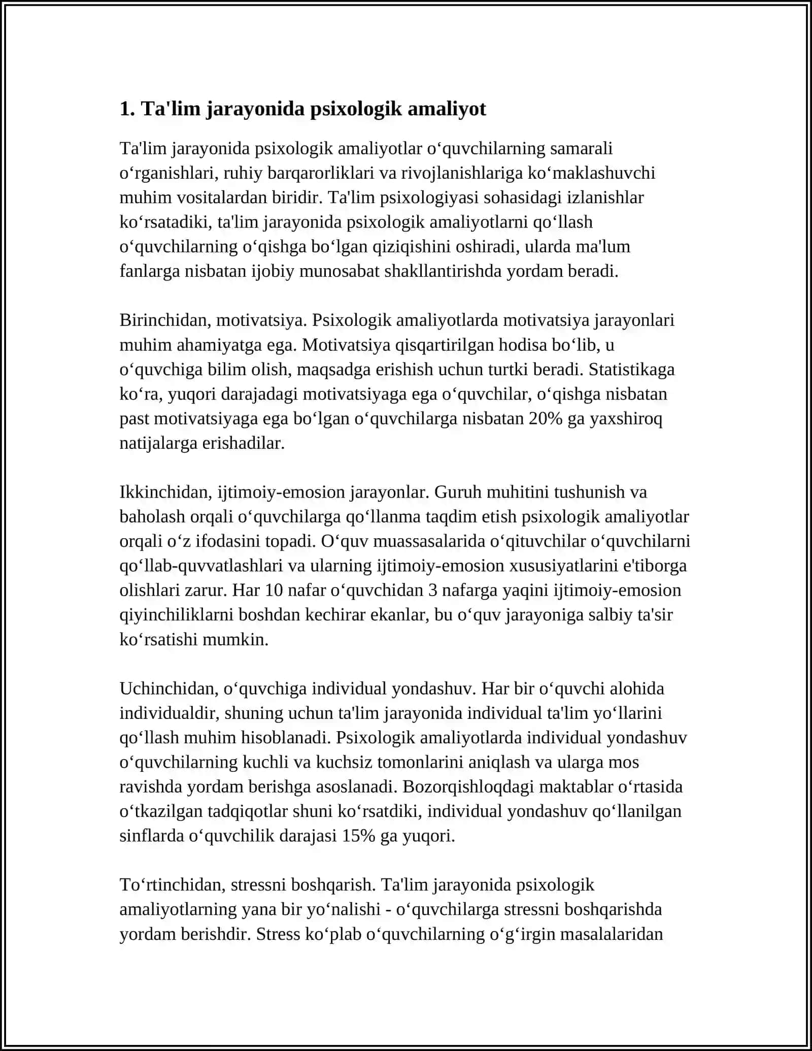 PEDAGOG PSIXOLOGIYASI 3