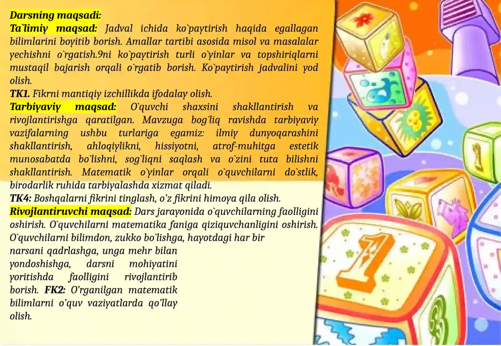 9 SONINI BIR XONALI SONGA KO’PAYTIRISH 3