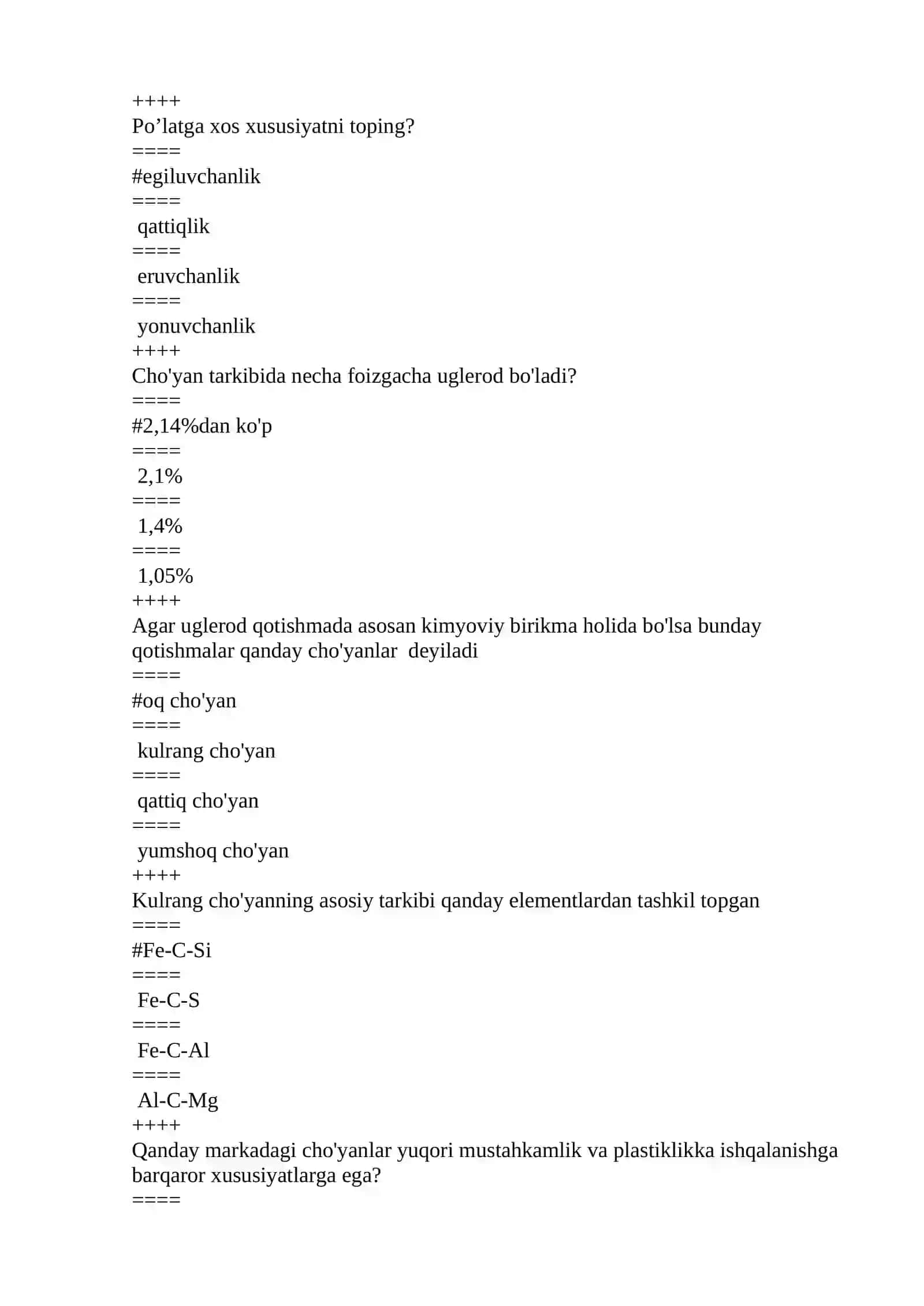 organik sintez jihozlari fani testlar 3