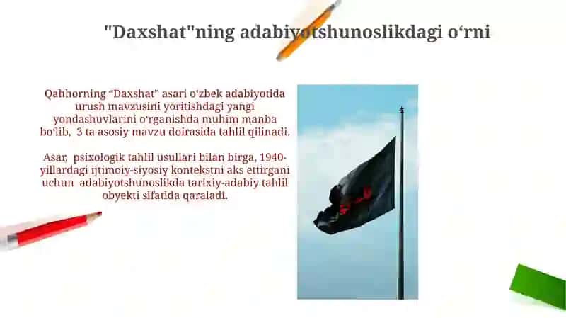 Abdulla Qahhor "Daxshat"hikoyasi 3