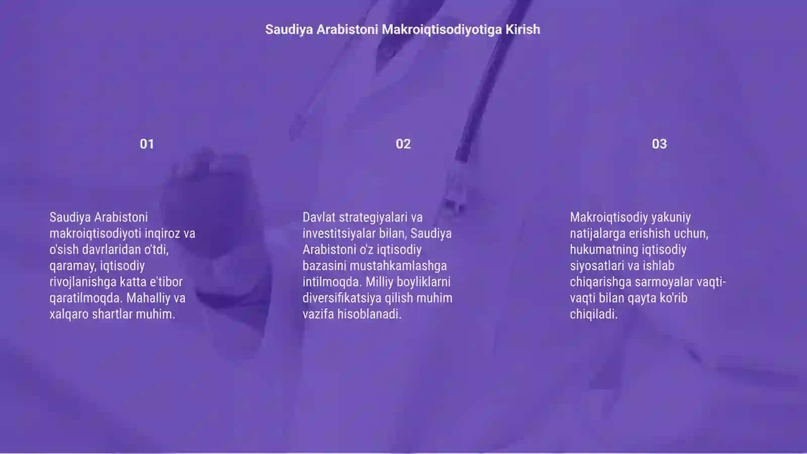 Saudiya Arabistoni Makroiqtisodiyoti 3