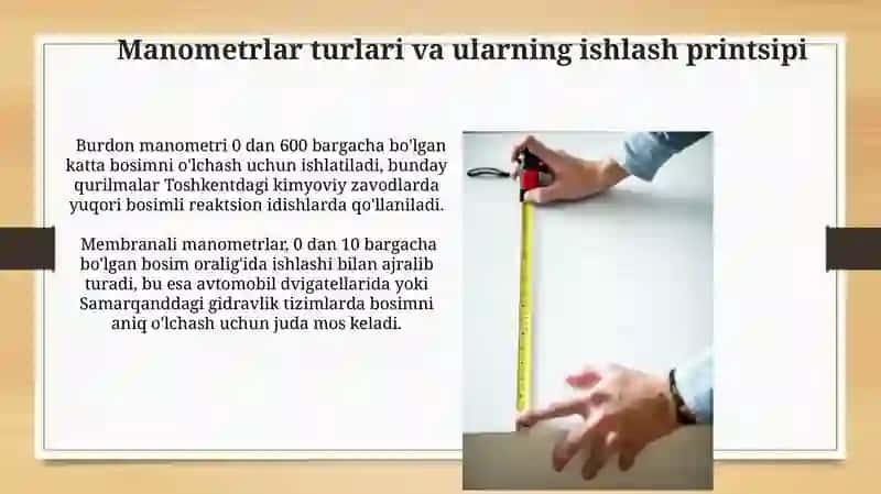 Suyuqliklarni bosimini oʻlchash 3
