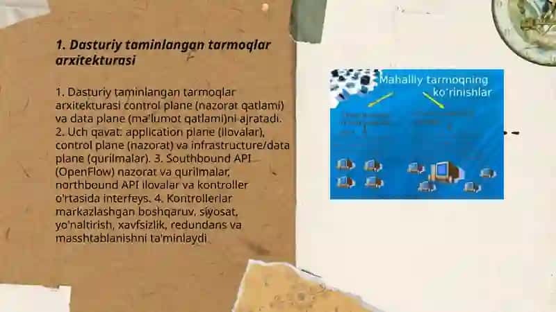 Dasturiy taminlangan tarmoqlar 3