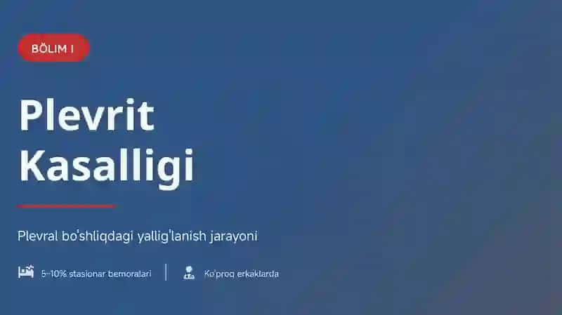Plevrit va Bronxoektaz kasalligi 3