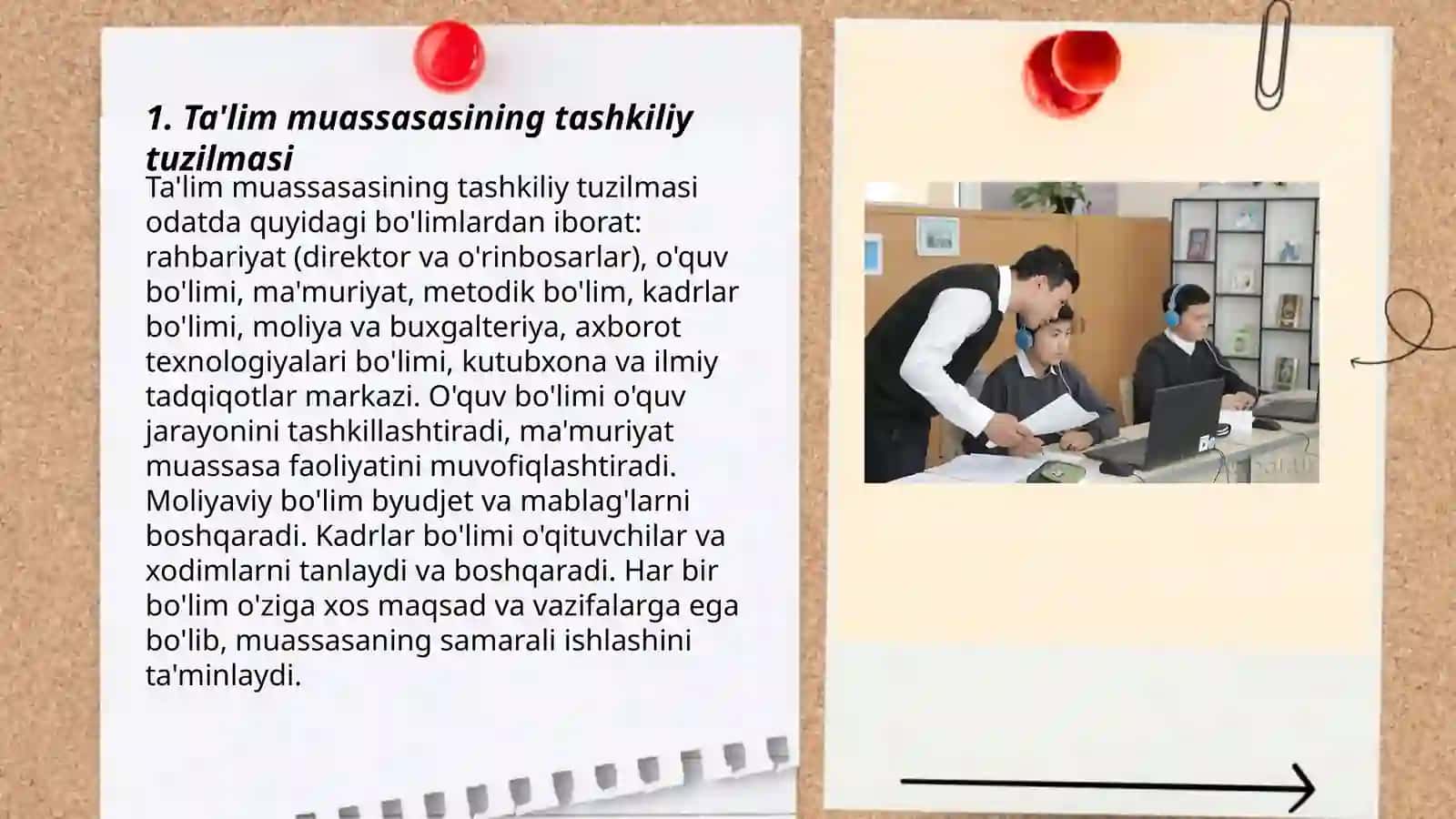 Ta'lim muassasasini boshqarish asoslari 3