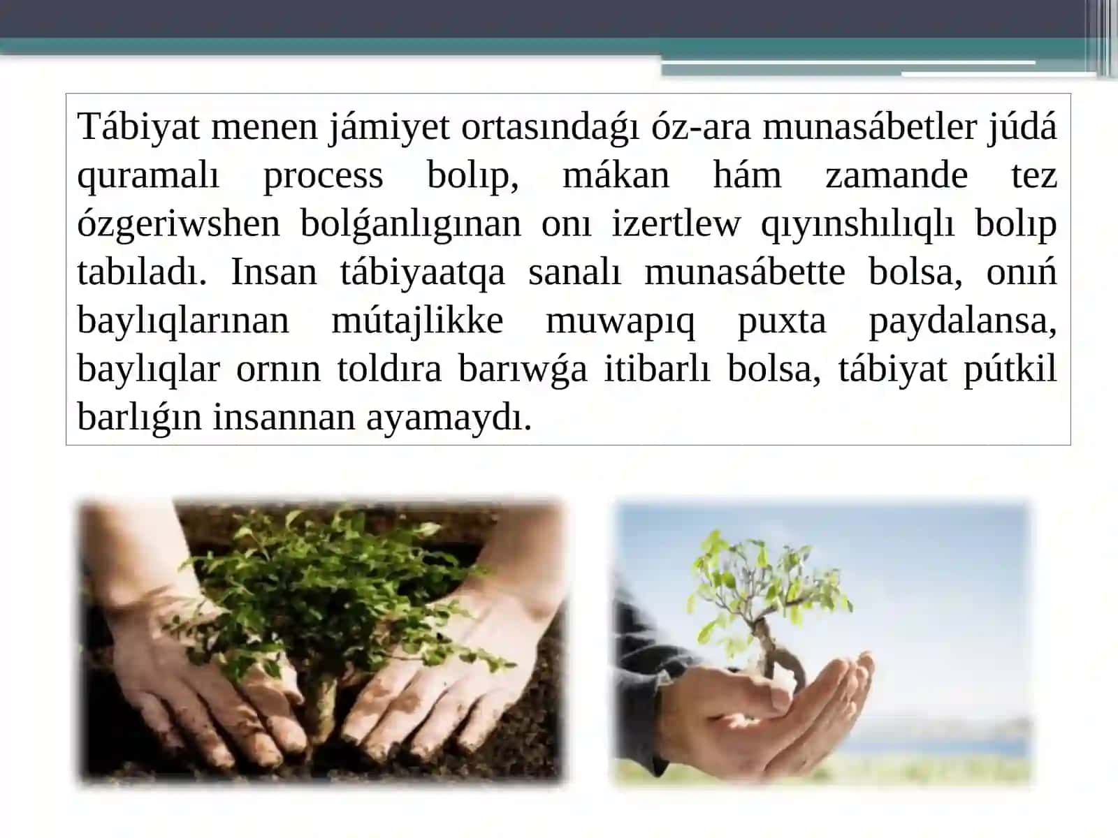 Ekologiyalıq mashqalalar hám olardıń sheshimleri 3