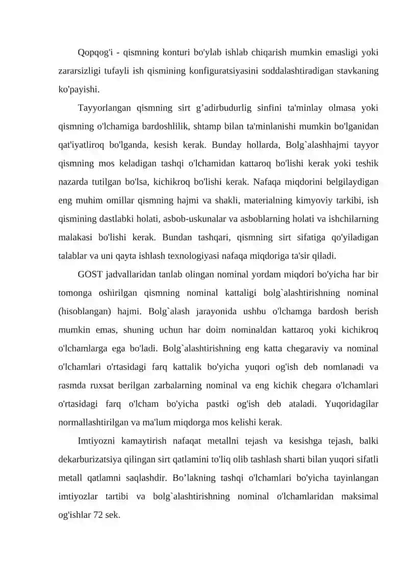 Bolg’alashning asosiy ishlov berish jarayoni 3