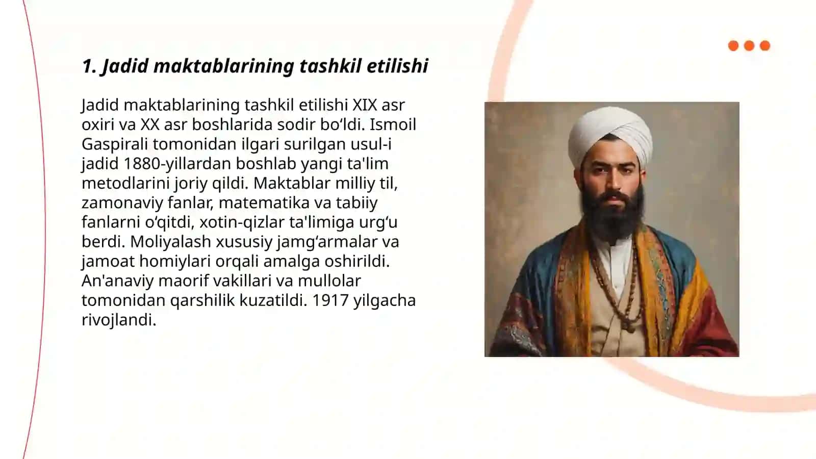 Jadid maktablarining tashkil etilishi 3