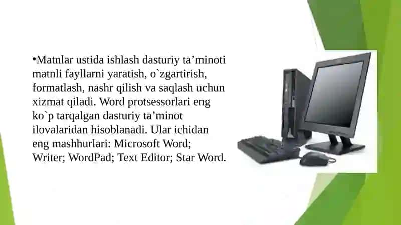 MATNLI MA’LUMOTLARNI QAYTA ISHLASH DASTURLARINING IMKONIYATLARI 3