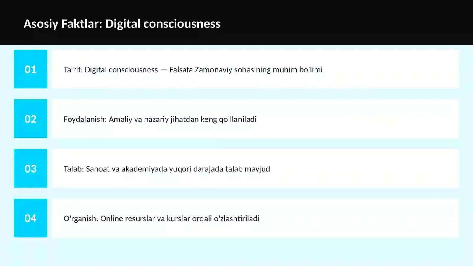 Digital consciousness 3