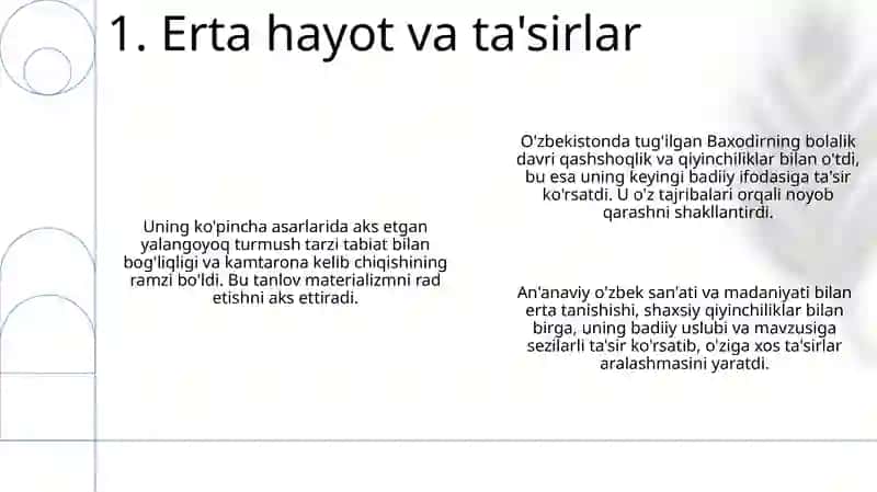 Baxodir yalangto'sh haqida 3