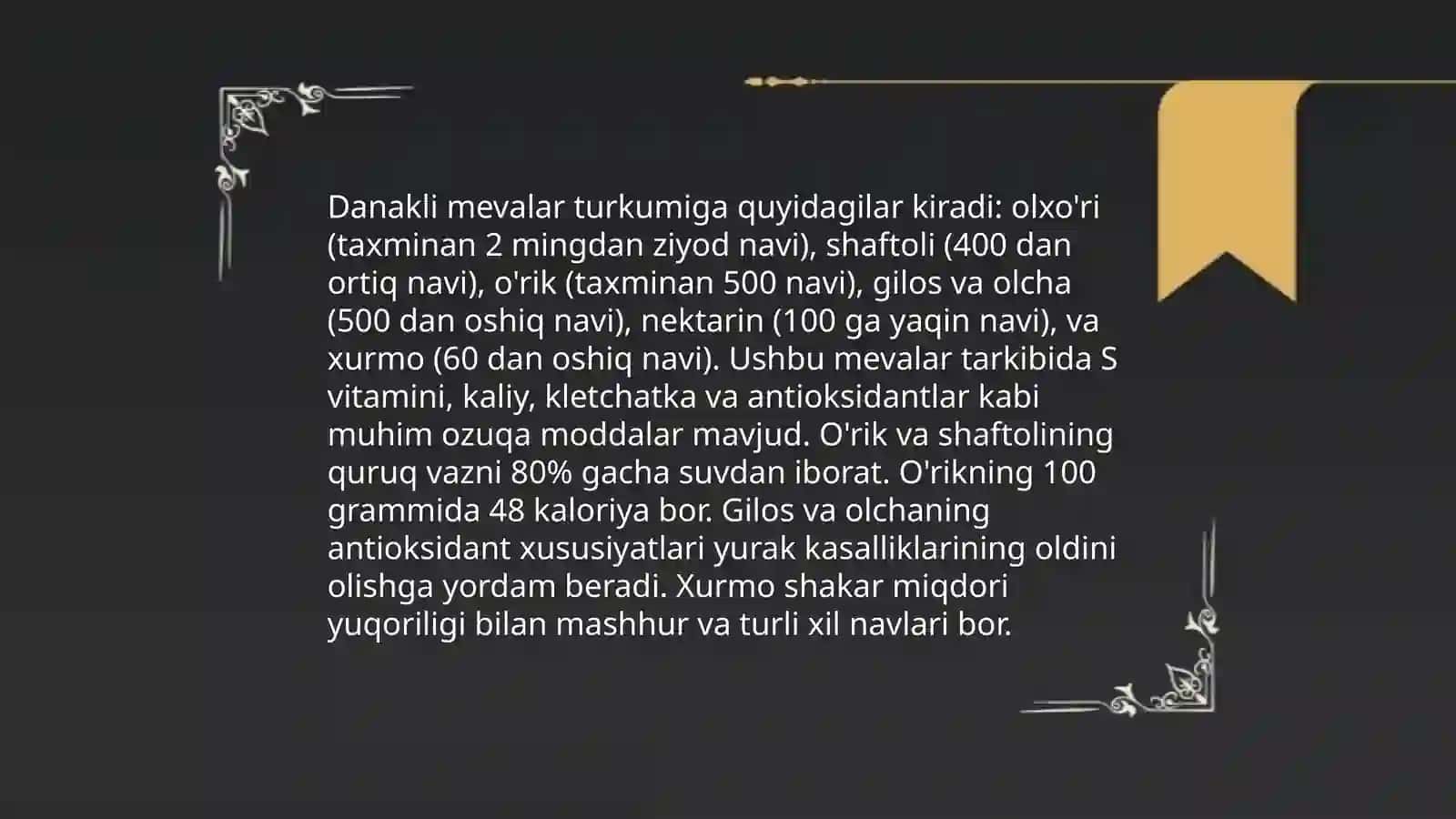Danakli mevalar 3