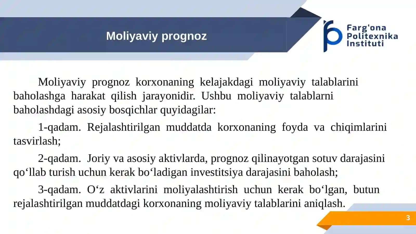Inson hayotida moliyaviy rejalashtirish 3