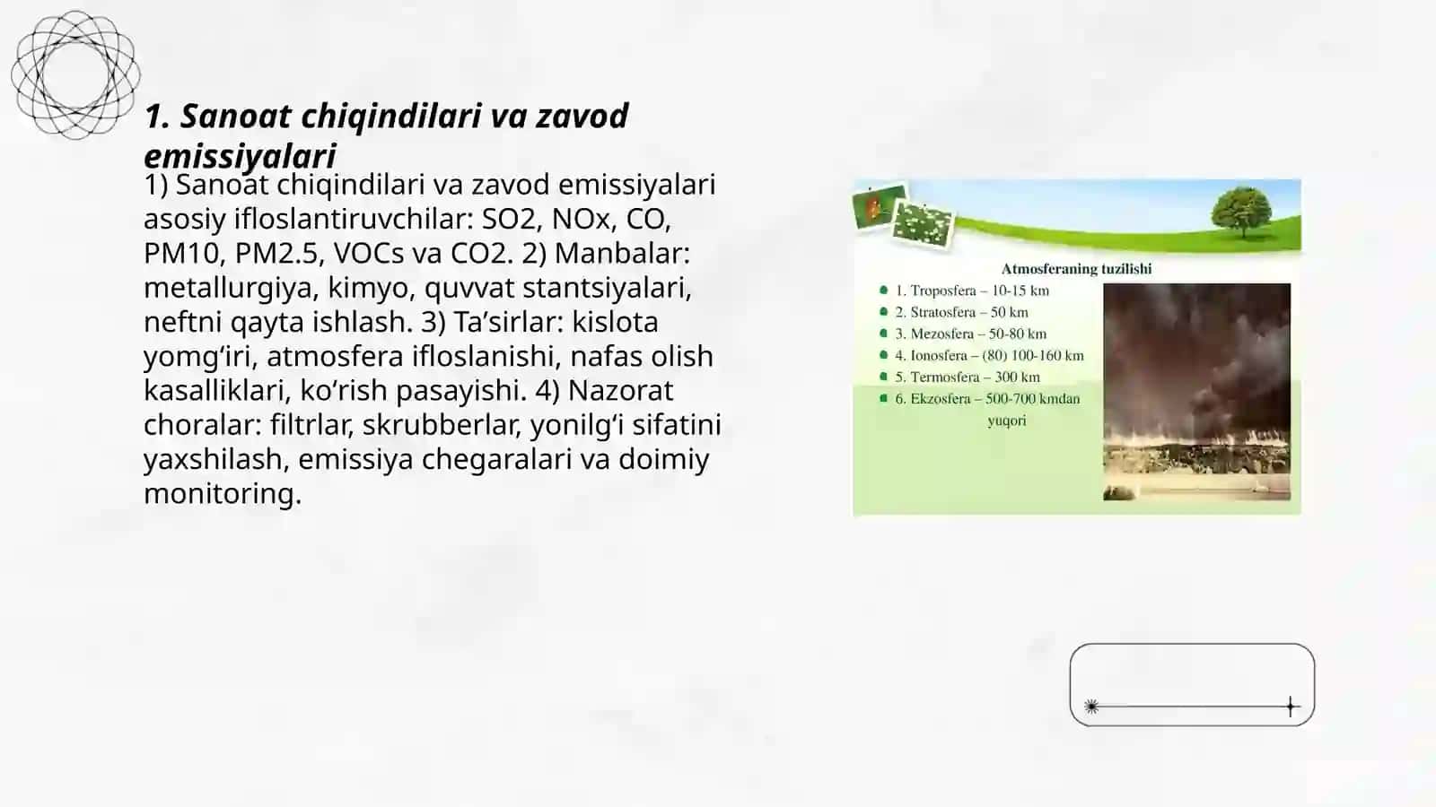 Havoni ifloslanishiga taʼsir etuvchi omillar 3
