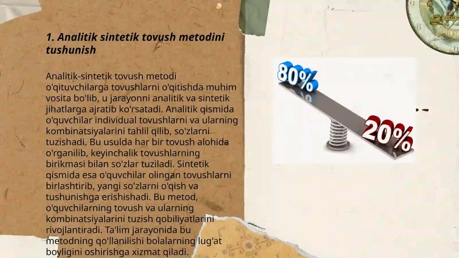 Analitik sintetik tovush metodi va uning tamoyillari 3