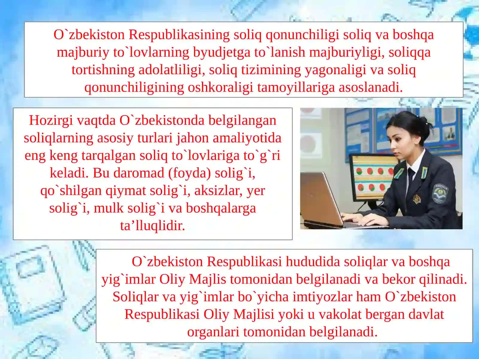 О‘zbekiston Respublikasi soliqtizimi 3
