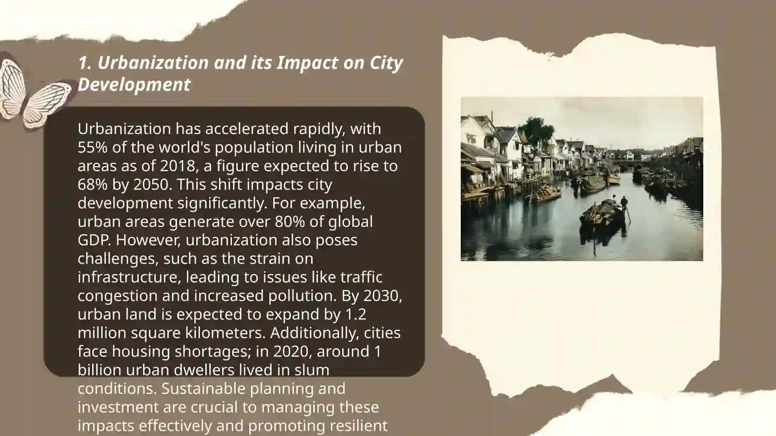 Changing cities. The historiy of a sitiy 3