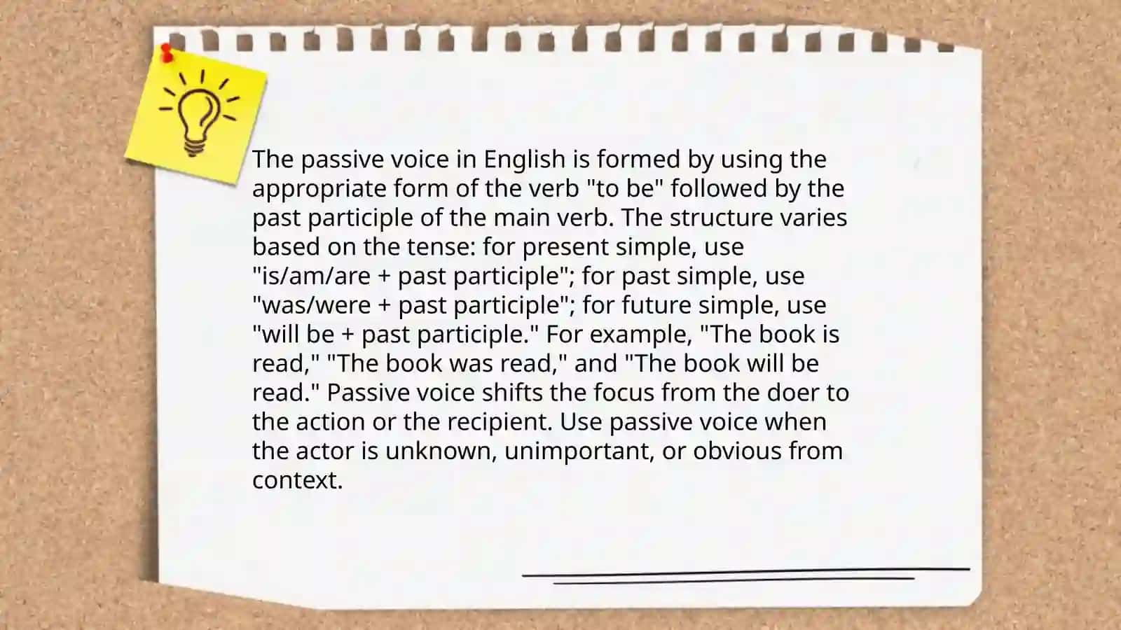 Passive voice 3