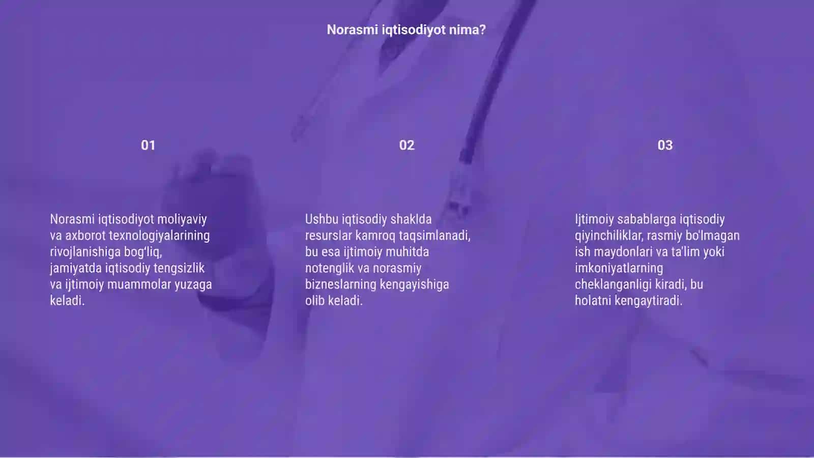 Norasmiy iqtisodiyot va using ijtimoiy sabablari 3