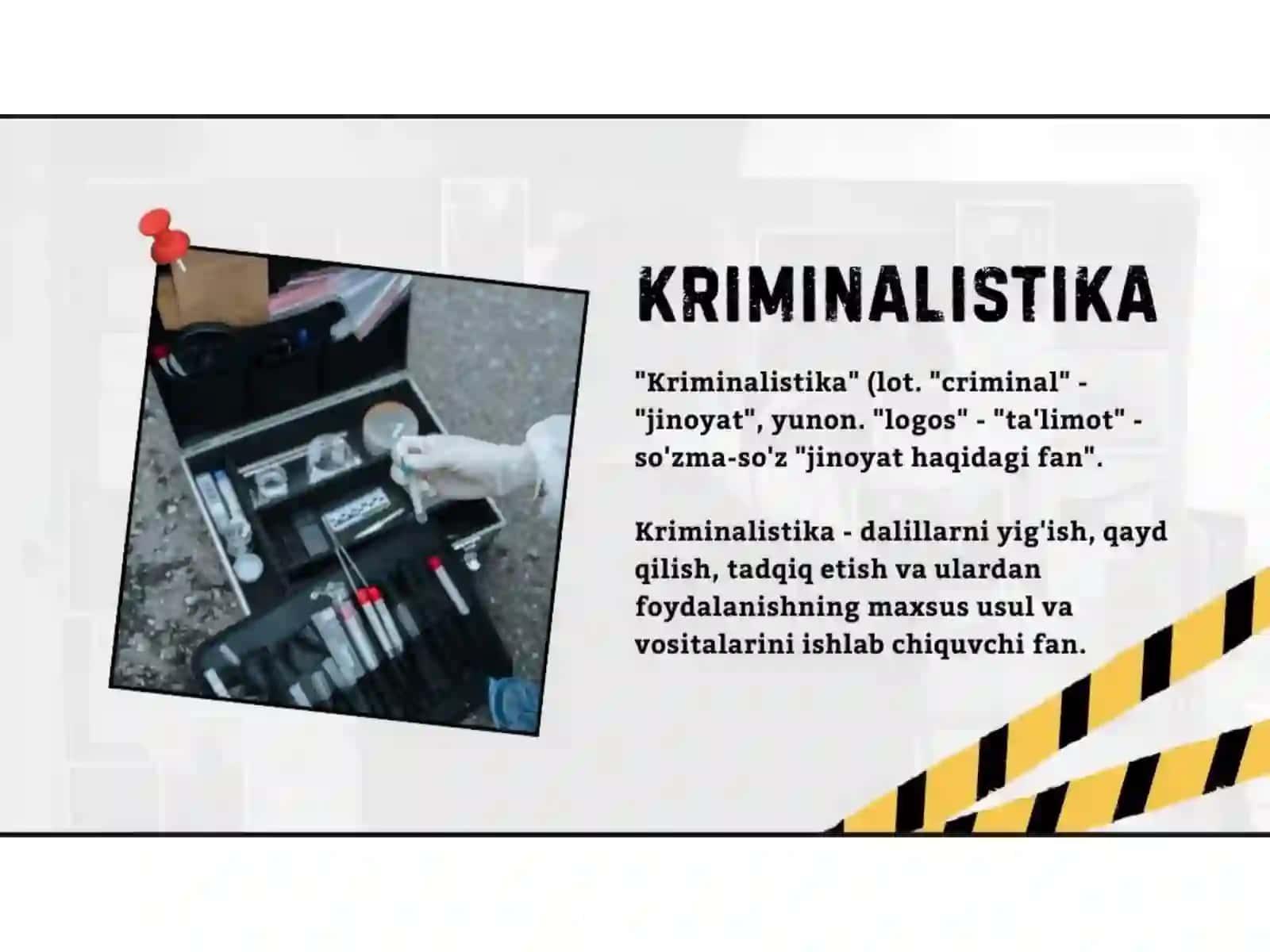 Kriminalistika fani metodlari 3